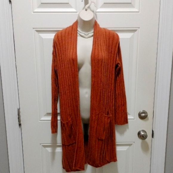 Madewell Cinnamon Ribbed Cardigan Sweater Size XX - Picture 1 of 8